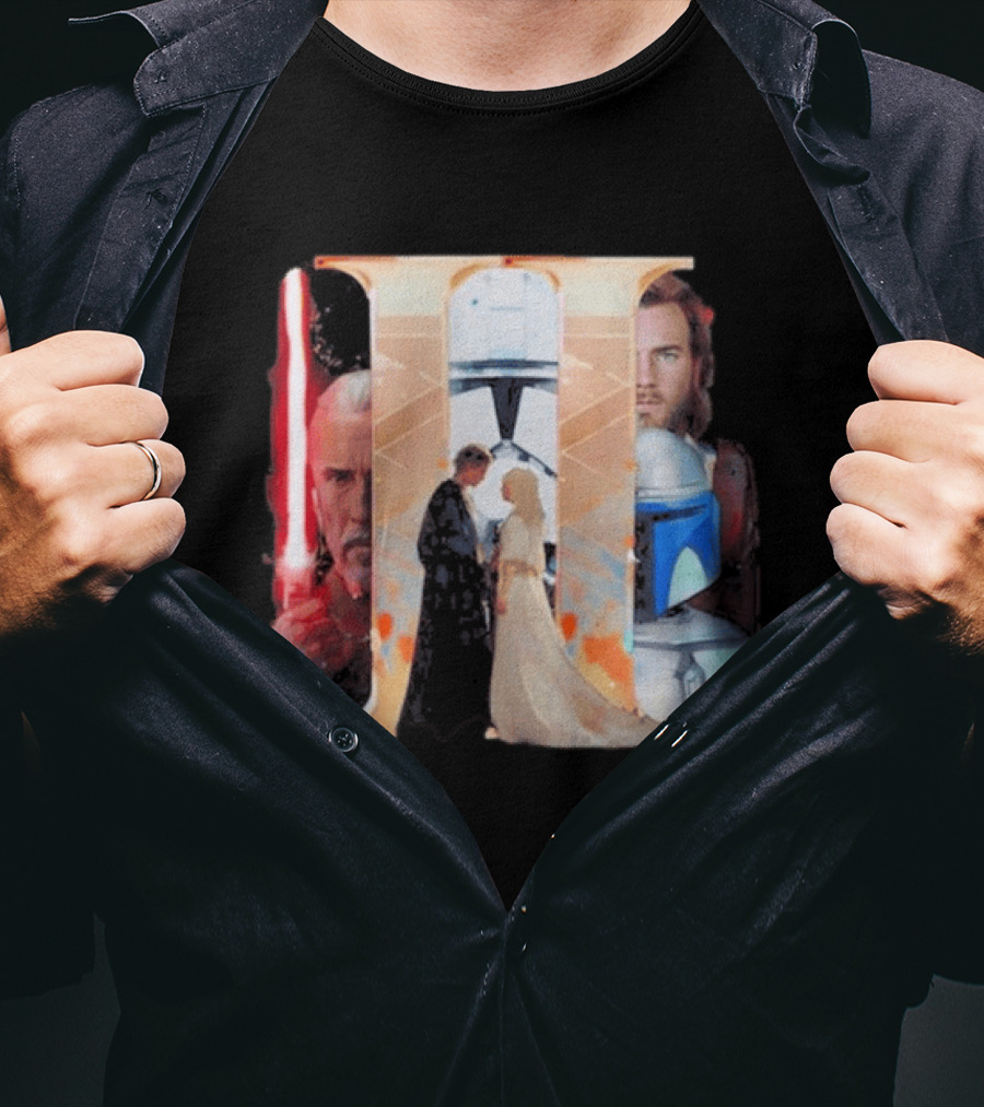 Attack Of The Clones Rebel Scum Iconic Star Wars Characters And Scenes T-Shirt