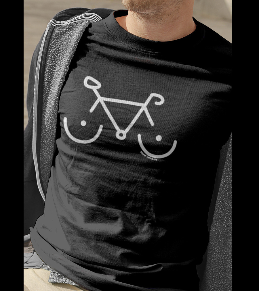 Bike Rack Organic Clever Bicycle T-Shirt