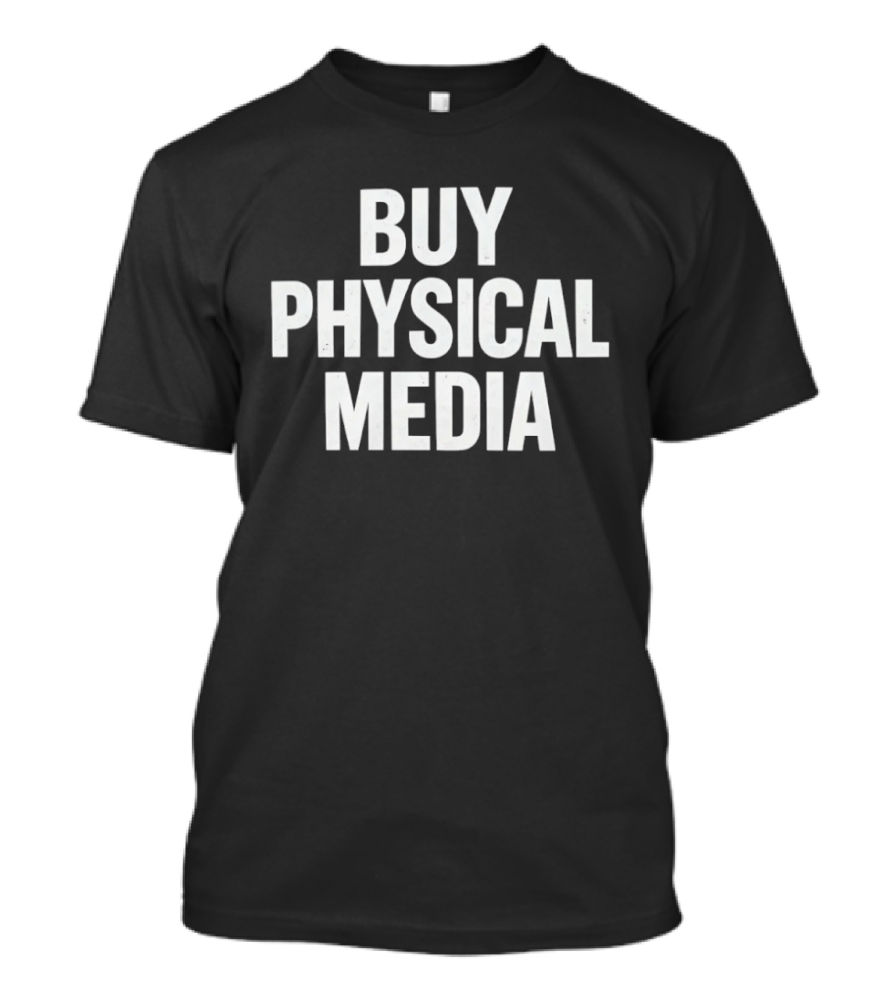 Buy Physical Media Collecting Vinyl DVD T-Shirt
