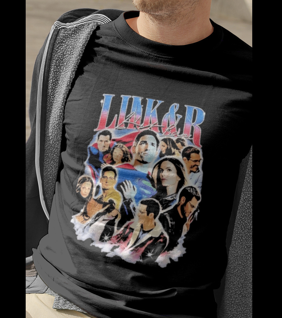 Lois&Clark Superman And Lois Lane Cape Romance T-Shirt