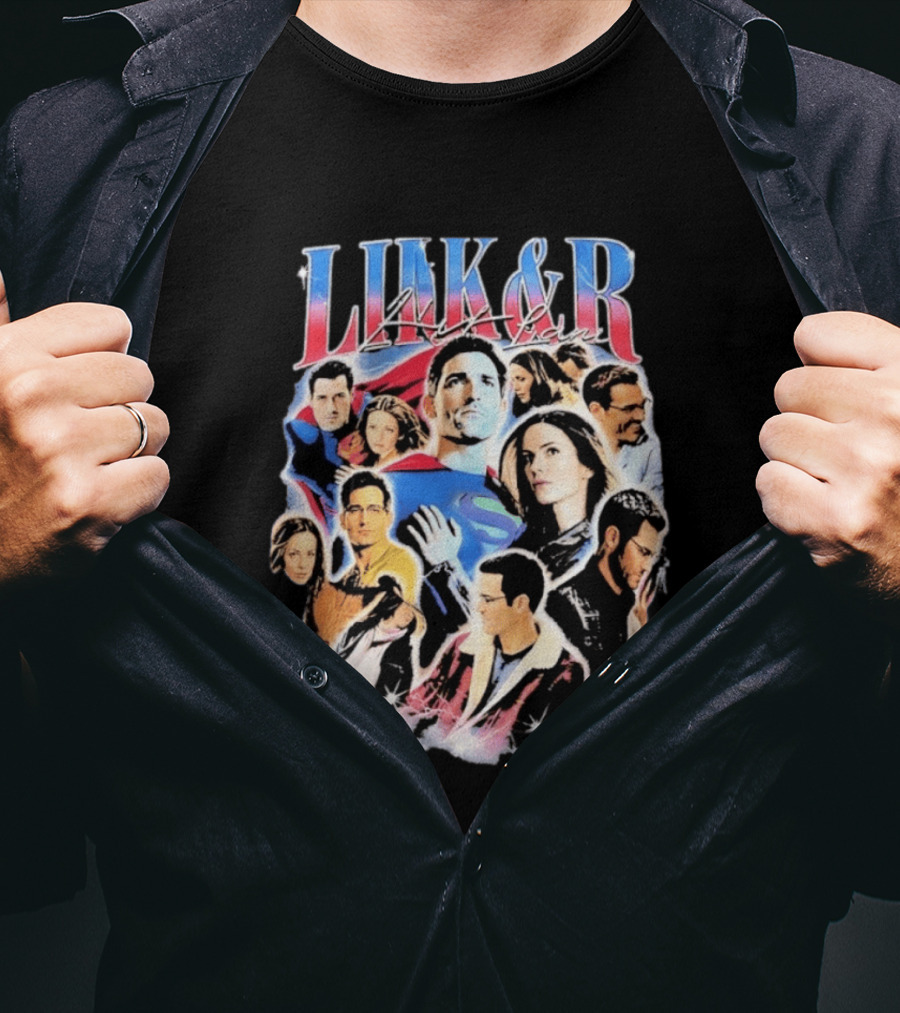 Lois&Clark Superman And Lois Lane Cape Romance T-Shirt