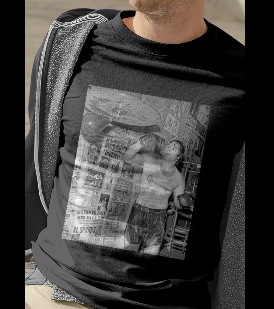 Boxing Legend George Chuvalo Training At Grossinger's Gym Historical Photograph T-Shirt