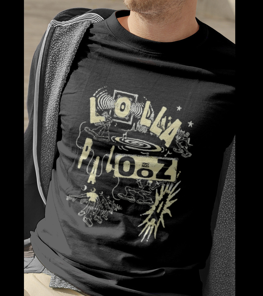 Lollapalooza Music Festival Concert Alternative Rock Decorative T-Shirt