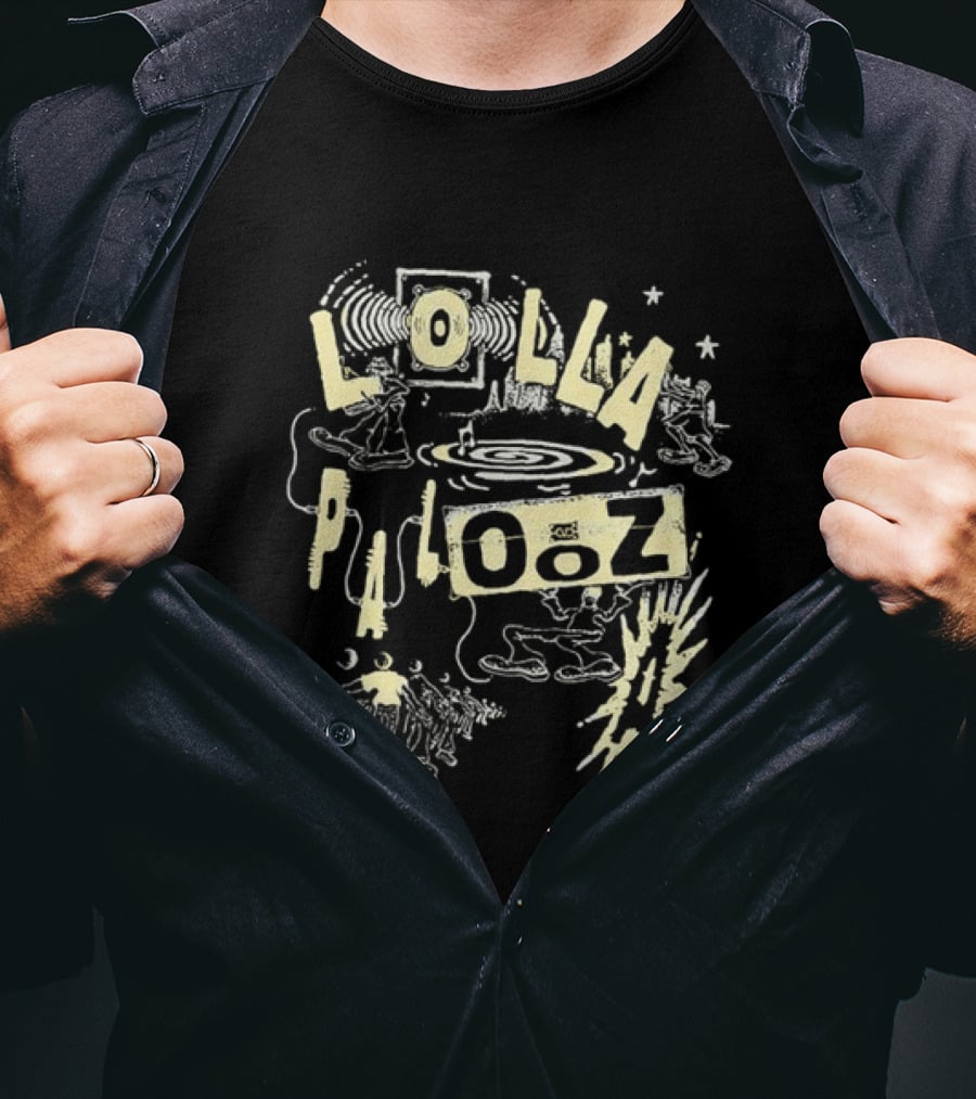 Lollapalooza Music Festival Concert Alternative Rock Decorative T-Shirt