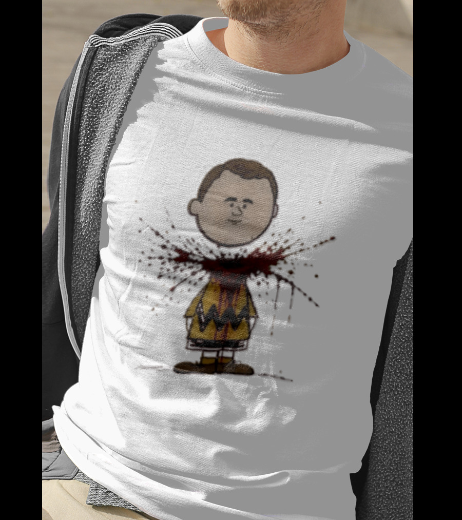 Charlie Brown Decapitated Bootleg Peanuts Scene T-Shirt