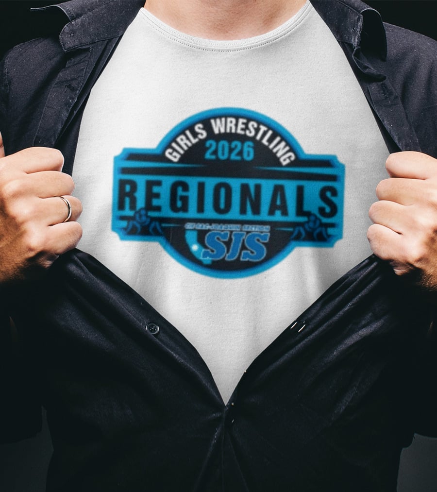 CIF SJS 2026 Girls Wrestling Regionals Championship Event T-Shirt