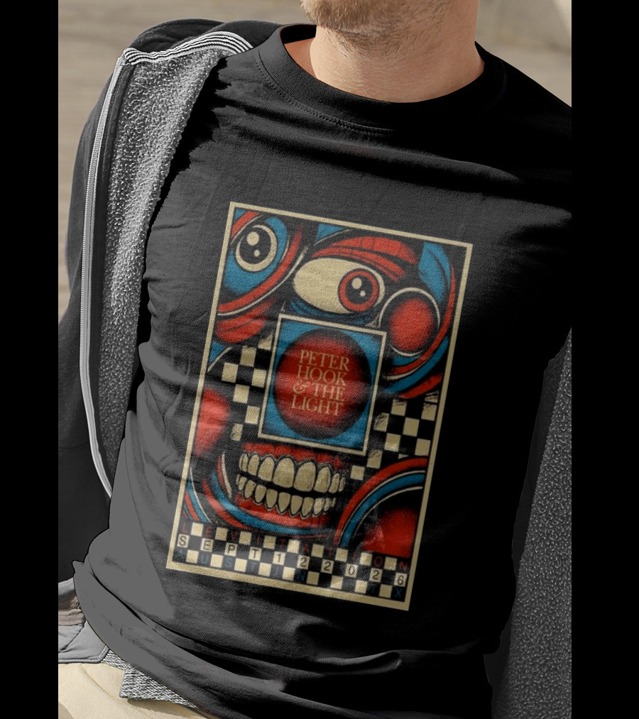 Peter Hook & The Light Levitation September 12 2026 Austin TX Concert T-Shirt
