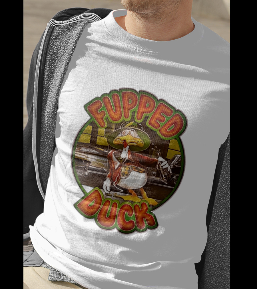 Fupped Duck Vintage Style 1979 Tipsy Cartoon Nostalgia T-Shirt