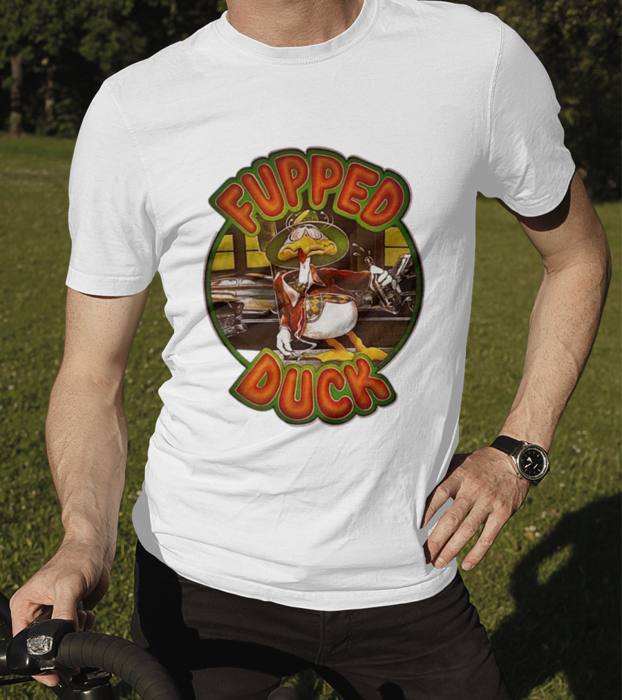 Fupped Duck Vintage Style 1979 Tipsy Cartoon Nostalgia T-Shirt