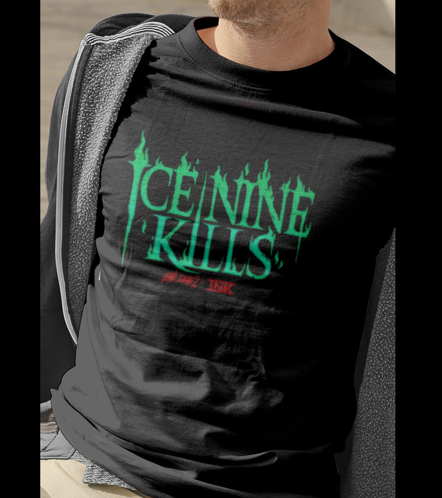 Ice Nine Kills Evil Dead 2 INK Collaboration Metalcore T-Shirt