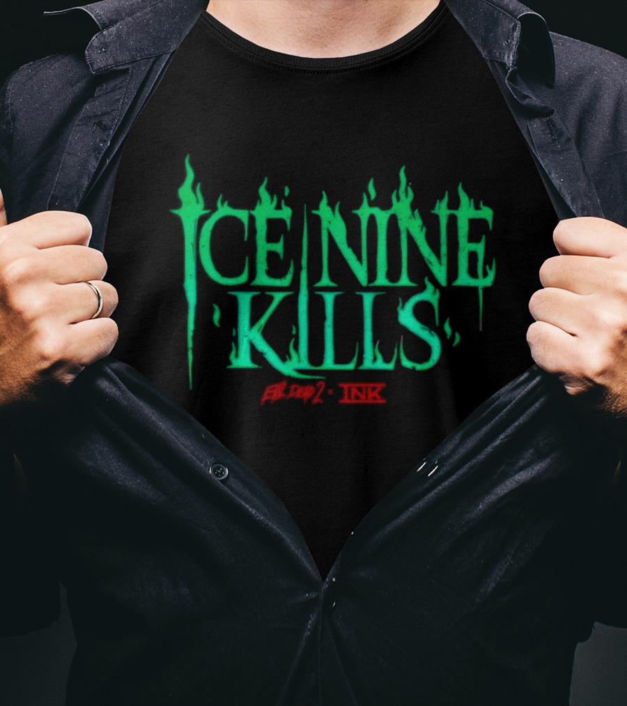 Ice Nine Kills Evil Dead 2 INK Collaboration Metalcore T-Shirt