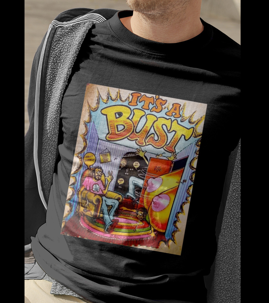 It's A Bust 1975 Zap Comix Cartoon Explosion T-Shirt