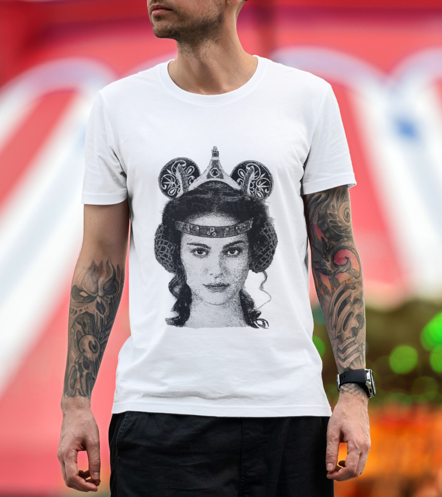 Queen Amidala Oversized Disney Mickey Ears T-Shirt