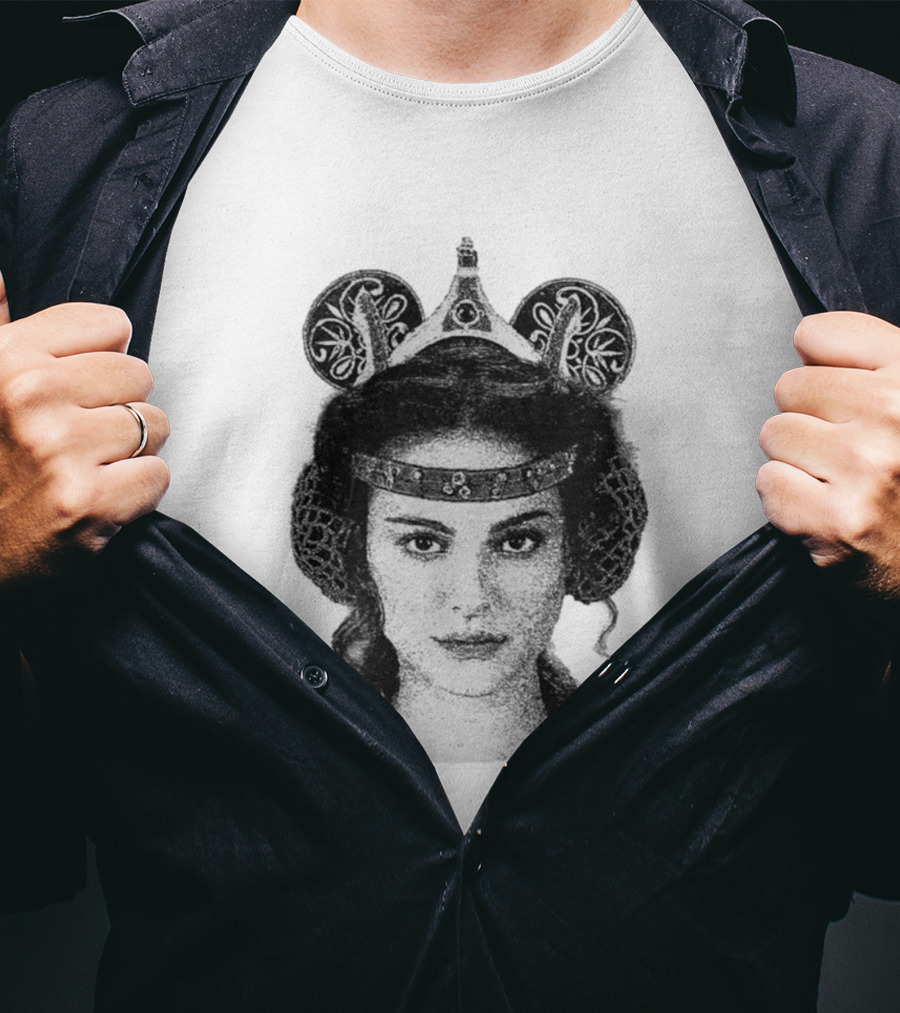 Queen Amidala Oversized Disney Mickey Ears T-Shirt
