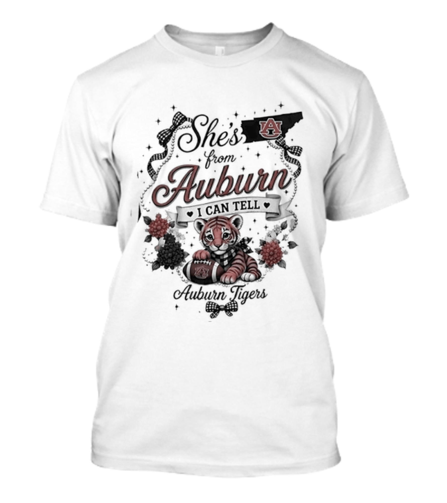 She's From Auburn I Can Tell Auburn Tigers Forever Orange T-Shirt