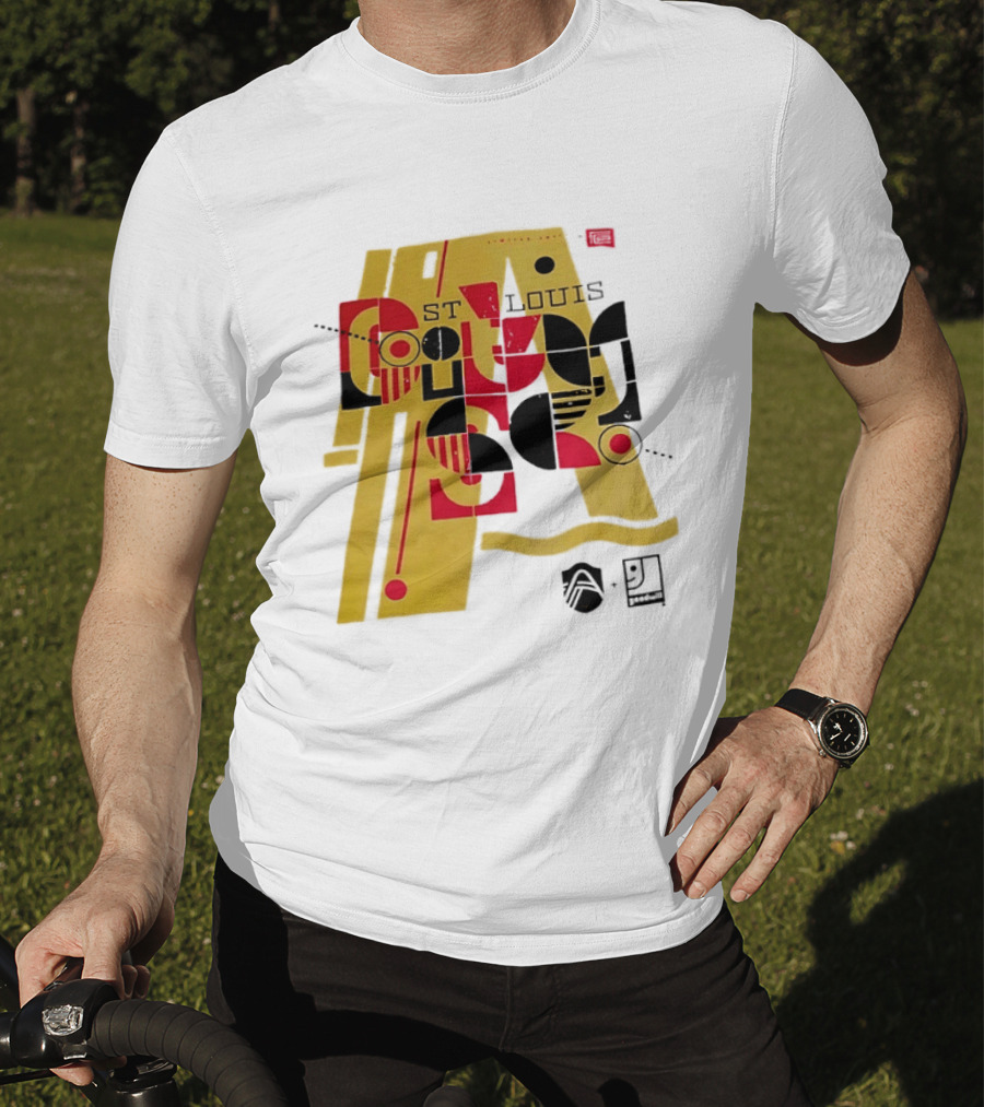 St Louis Football Limited Edition Goodwill Geometric Abstract 91 T-Shirt