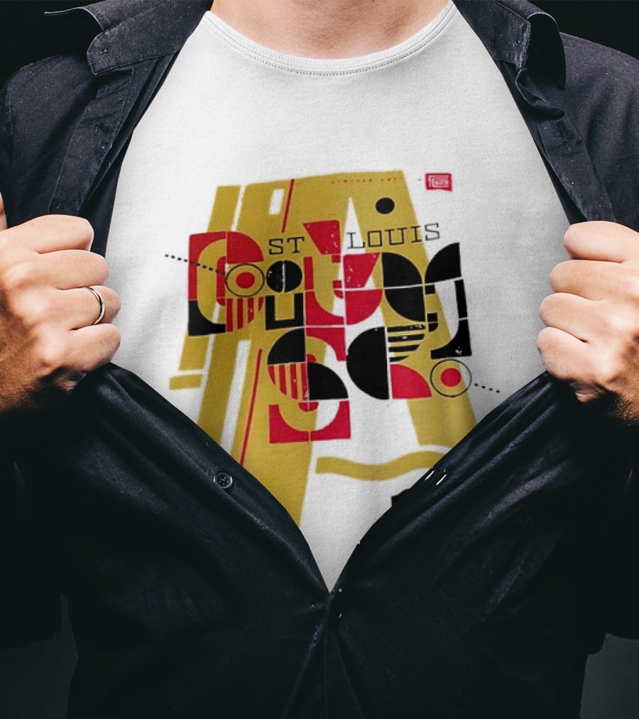 St Louis Football Limited Edition Goodwill Geometric Abstract 91 T-Shirt