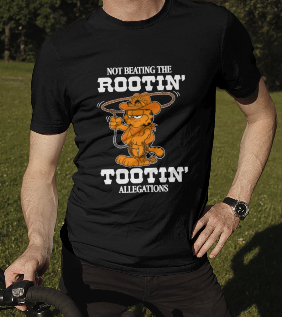 Lasagna Cat Not Beating The Rootin' Tootin' Allegations Cowboy T-Shirt