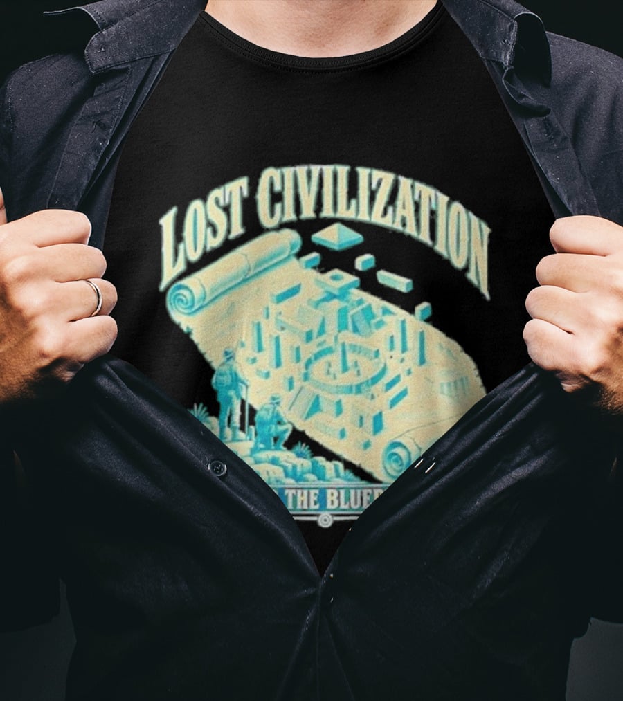 Lost Civilization Ancient Exploration Found Blueprints T-Shirt