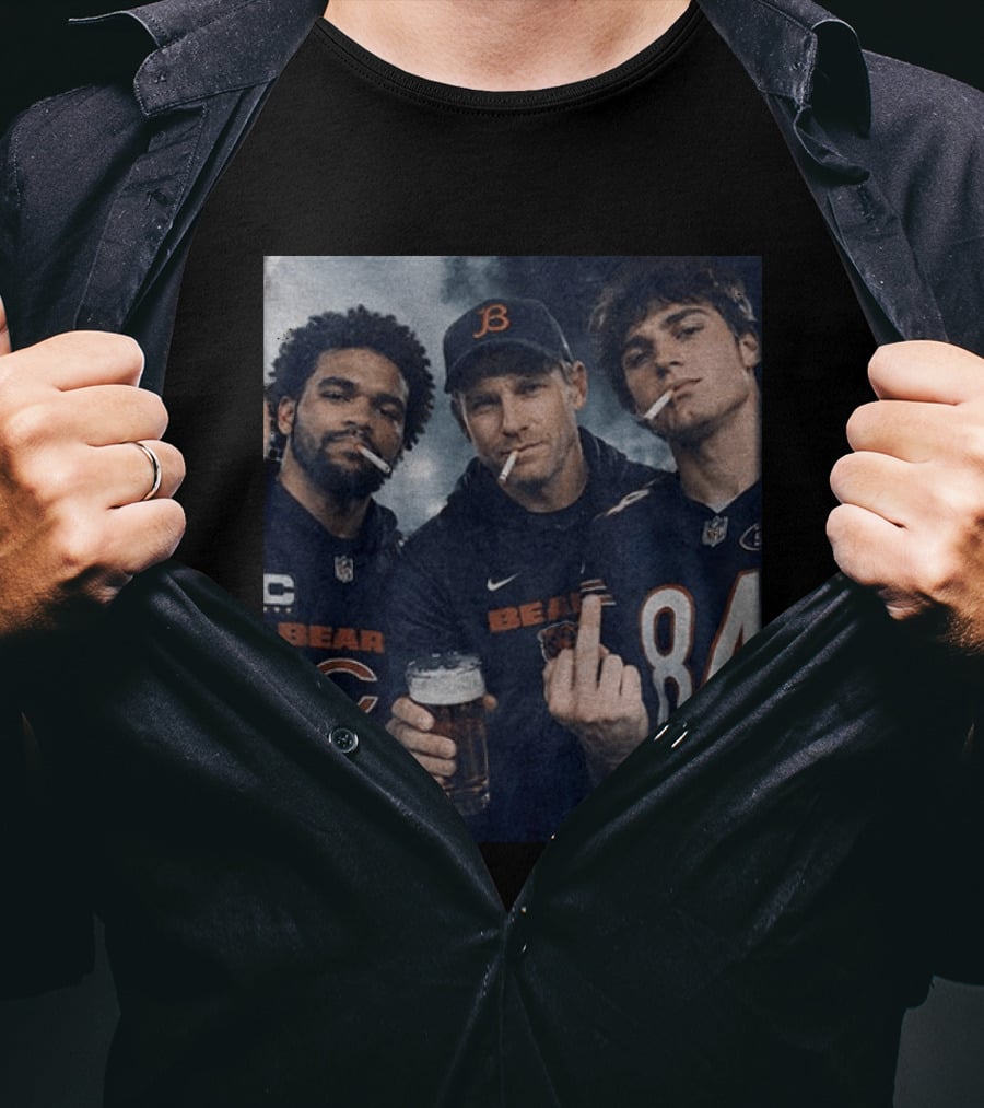 Colston Loveland Caleb Williams Ben Johnson Bears Football T-Shirt