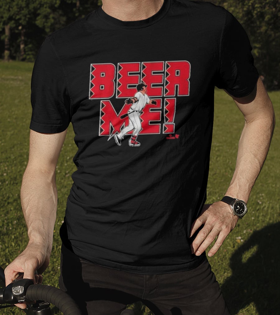 Beer Me Baseball Humor Seth Beer Playful T-Shirt