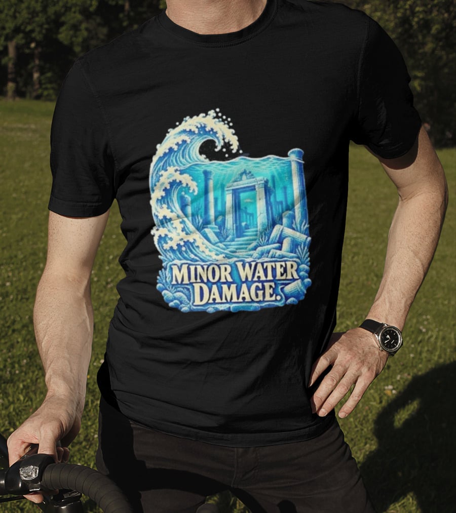 Minor Water Damage Ancient Architecture Underwater Ruins T-Shirt