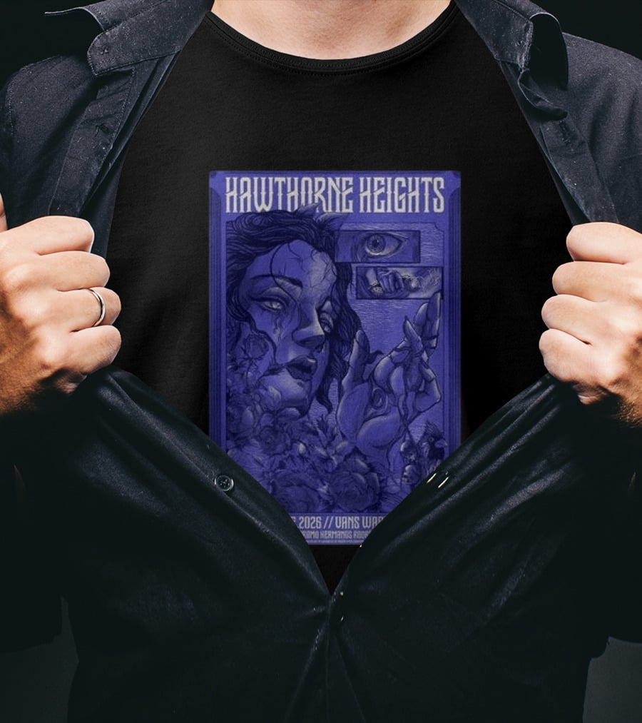 Hawthorne Heights 13 Septiembre 2026 Vans Warped Tour Mx Autódromo Hermanos Rodríguez T-Shirt