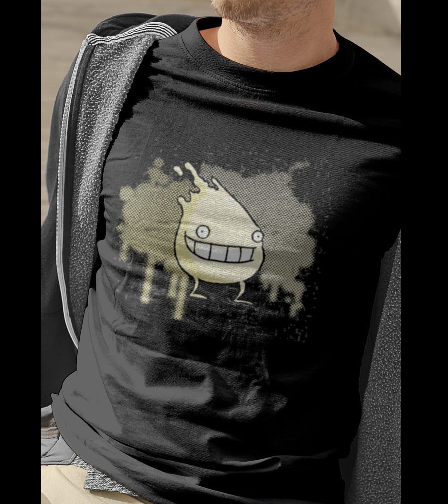 I'm Telling Smiling Blob With Wide Grin And Paint Splash T-Shirt