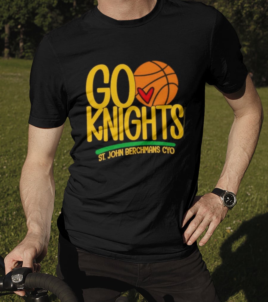 Go Knights St. John Berchmans CYO Basketball Pride T-Shirt