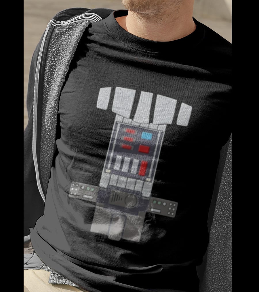 Star Wars Darth Vader Armor Chest Box Control Panel Suit Accessories T-Shirt