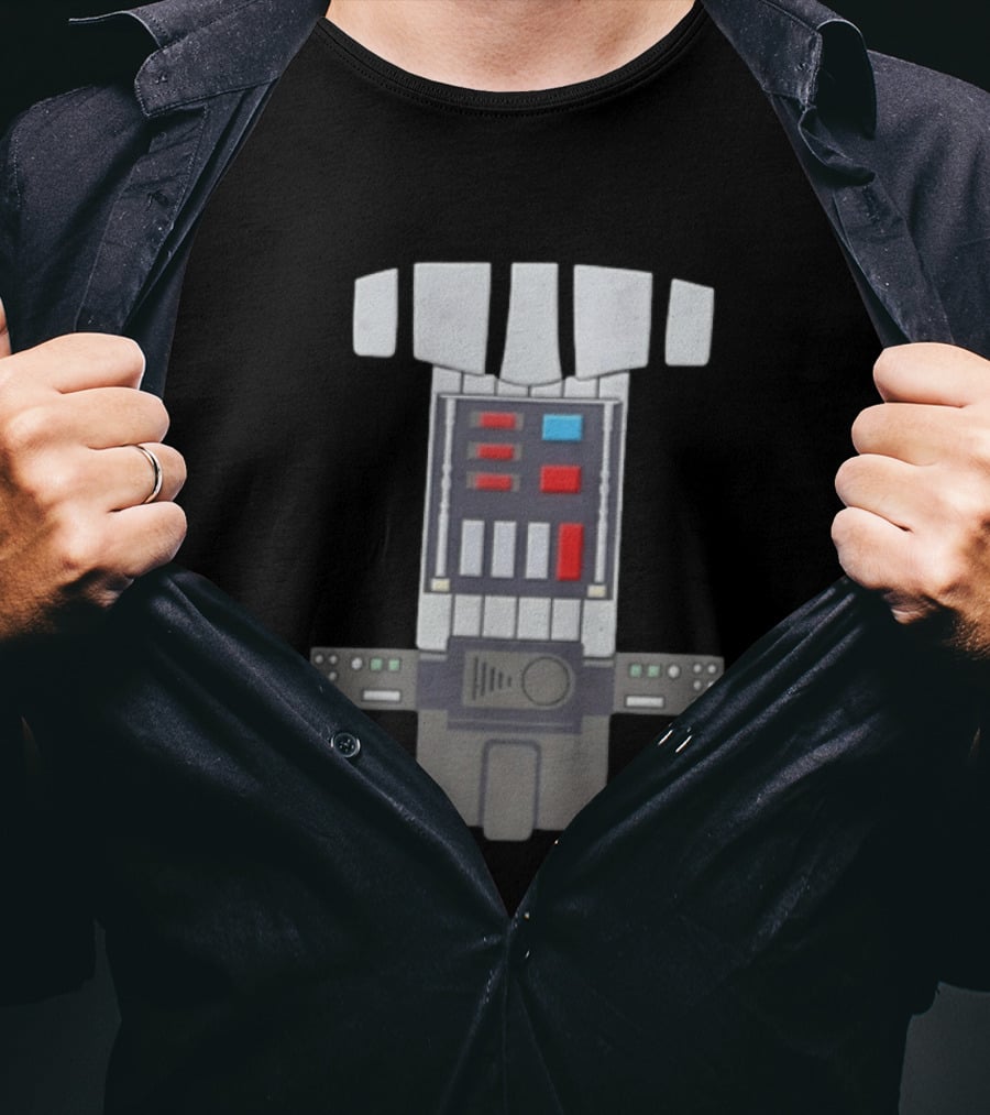 Star Wars Darth Vader Armor Chest Box Control Panel Suit Accessories T-Shirt
