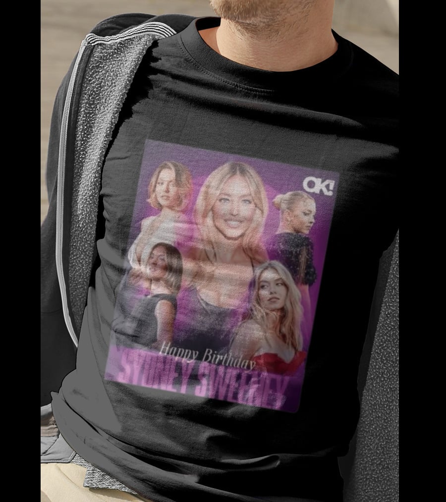 Sydney Sweeney Happy Birthday Celebration OK! Magazine 2026 T-Shirt