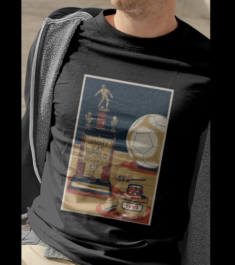 Jimmy Eat World Vans Warped Tour Mexico City September 13 2026 Autódromo Hermanos Rodríguez CDMX Soccer Trophy T-Shirt