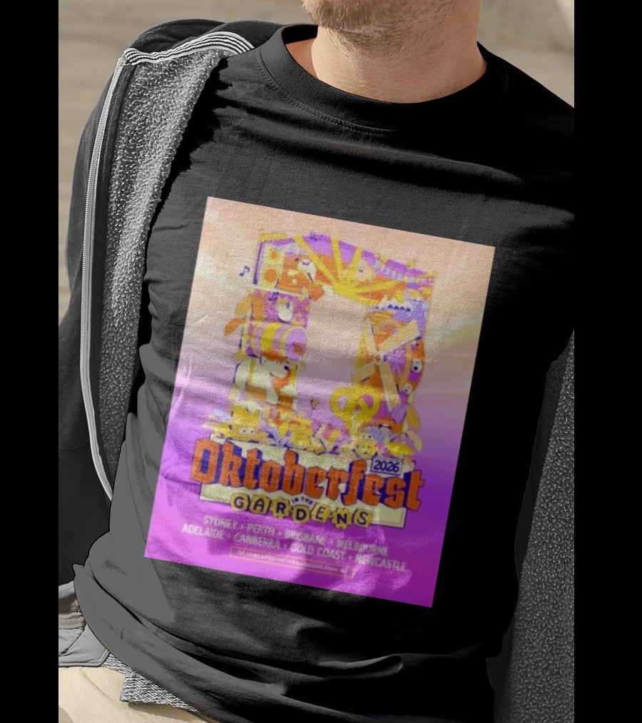 Oktoberfest In The Gardens 2026 Australian Tour Sydney Perth Brisbane Melbourne Adelaide Canberra Gold Coast Newcastle T-Shirt
