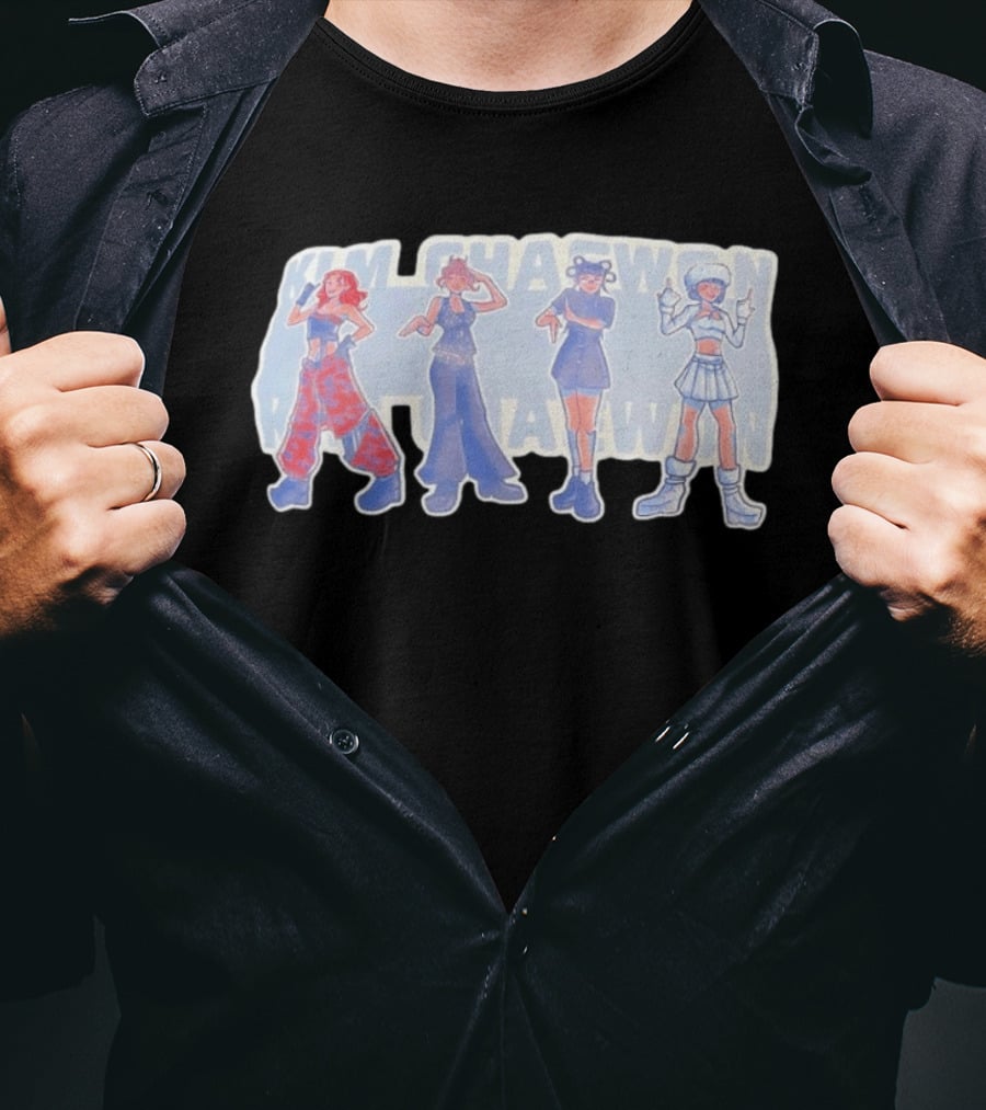 Kim Chaewon Le Sserafim K Pop Fashion Styles T-Shirt