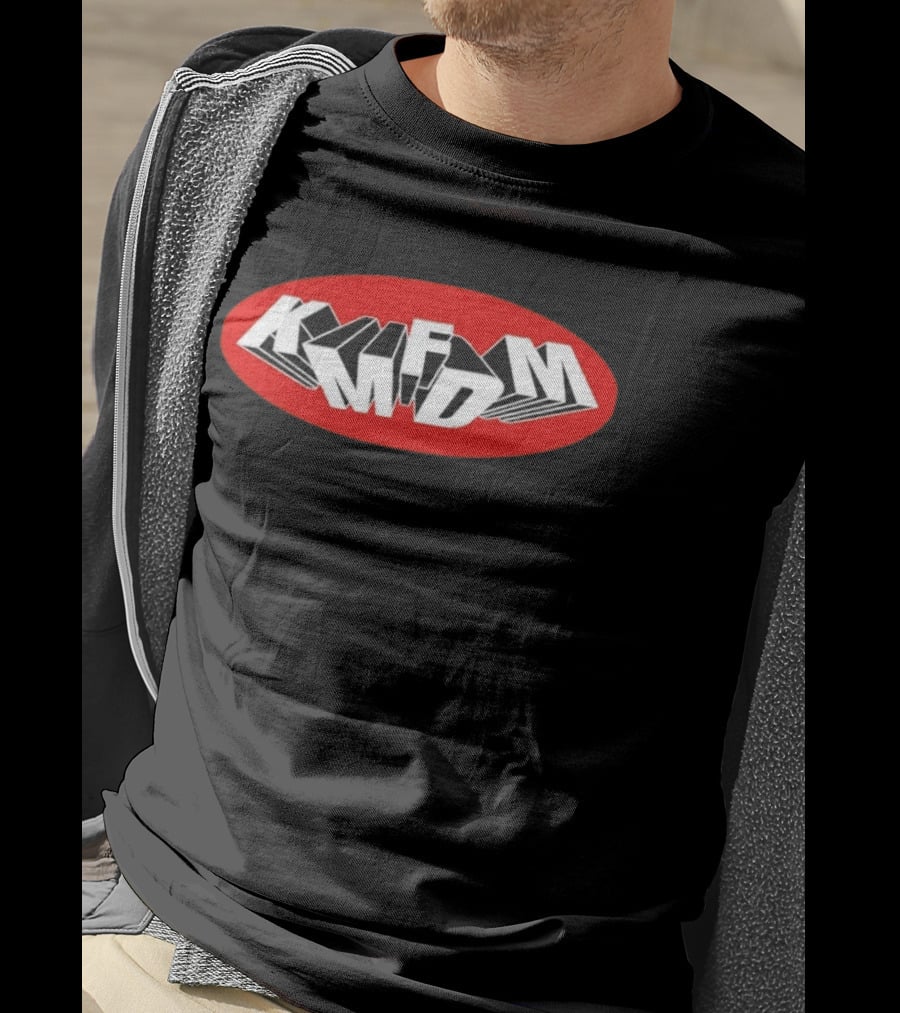 KMFDM Industrial Rock Electronic Music Oval Red T-Shirt
