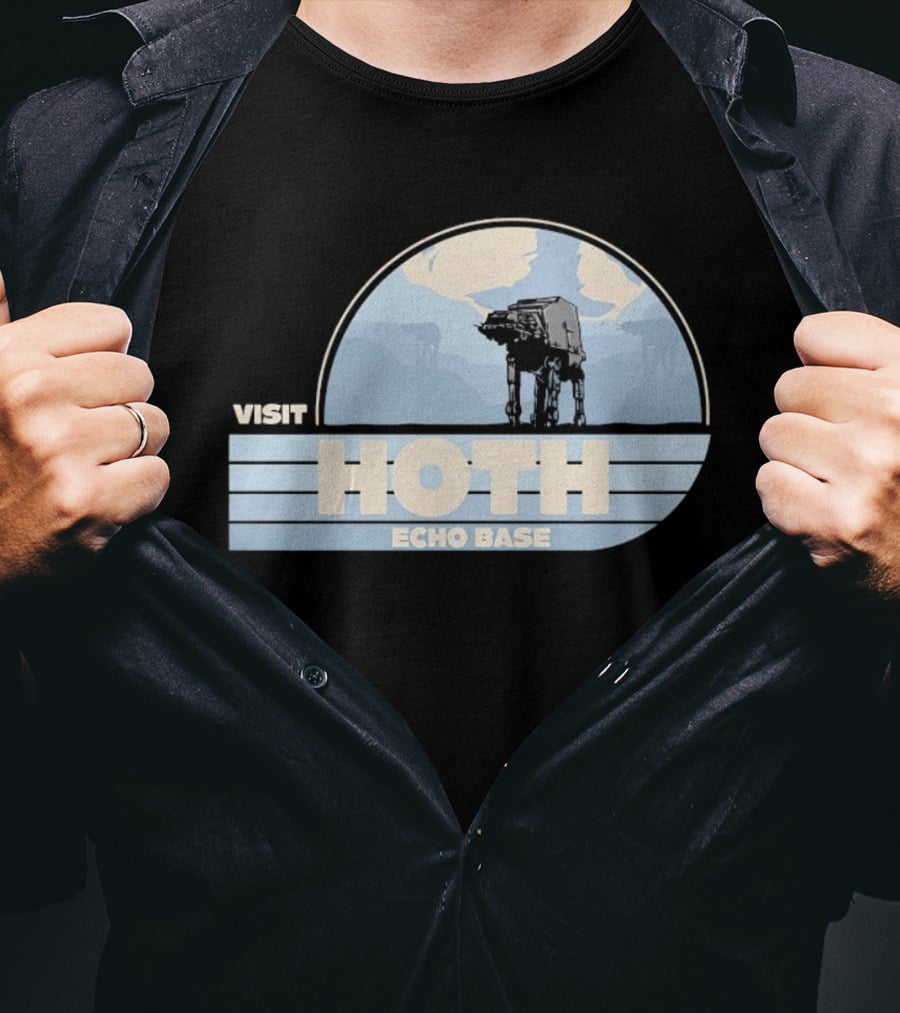Visit Hoth Echo Base Star Wars AT AT Adventure T-Shirt