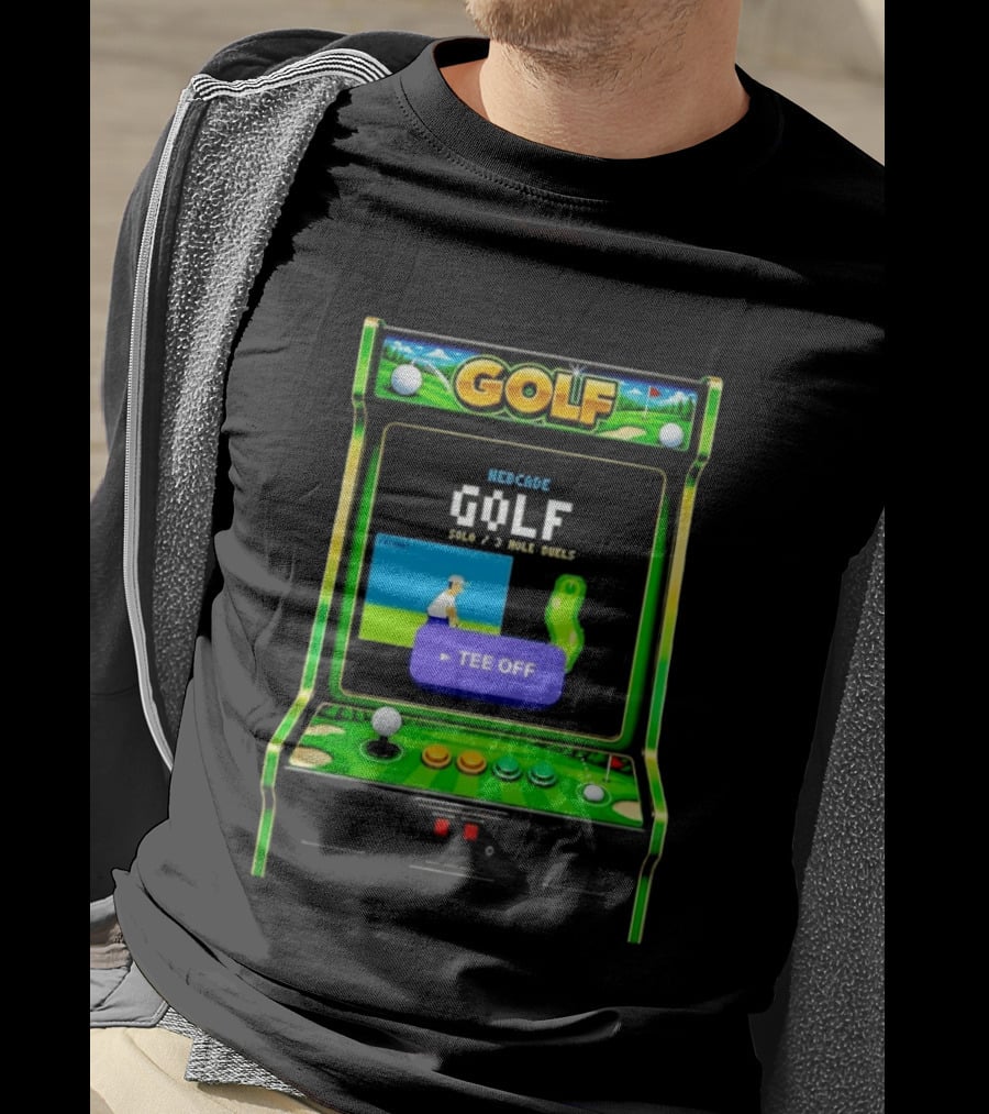 Webcade Golf Arcade Off Solo 3 Hole Duels T-Shirt