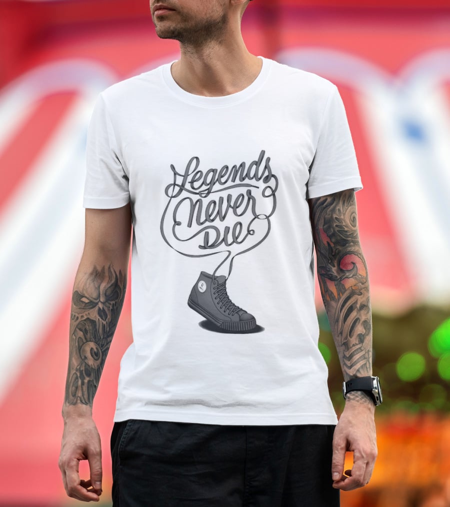 Legends Never Die High Top Classic Shoe T-Shirt
