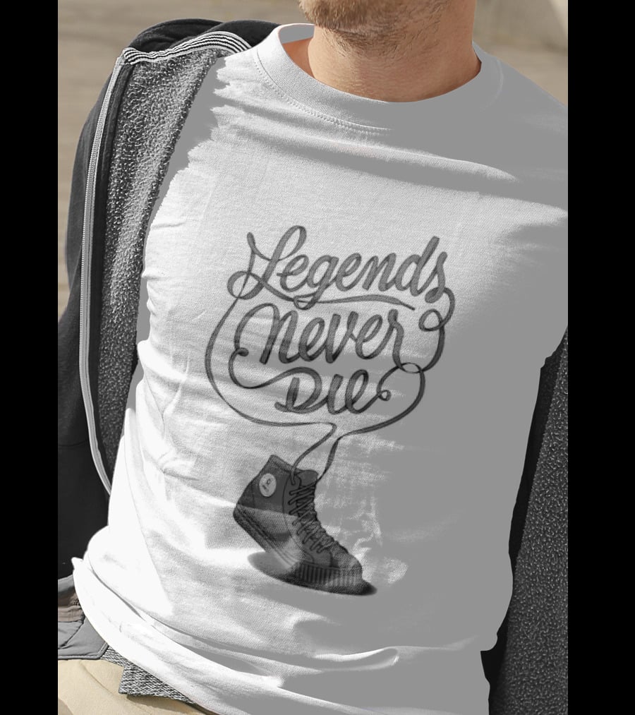 Legends Never Die High Top Classic Shoe T-Shirt