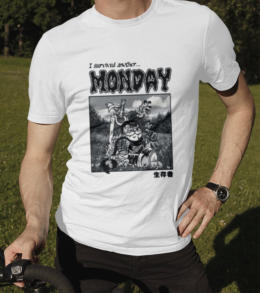 I Survived Another Monday Manga Survivor Berserk T-Shirt