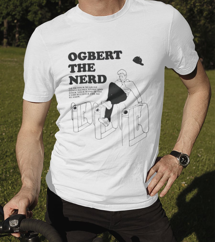 Ogbert The Nerd Convenience Store Cash Register Mischief T-Shirt