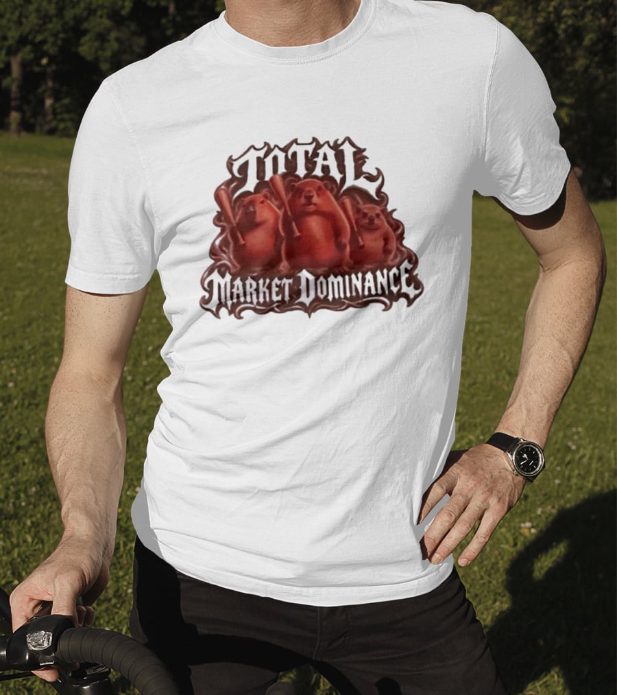 Total Market Dominance Groundhog Baseball Bats T-Shirt