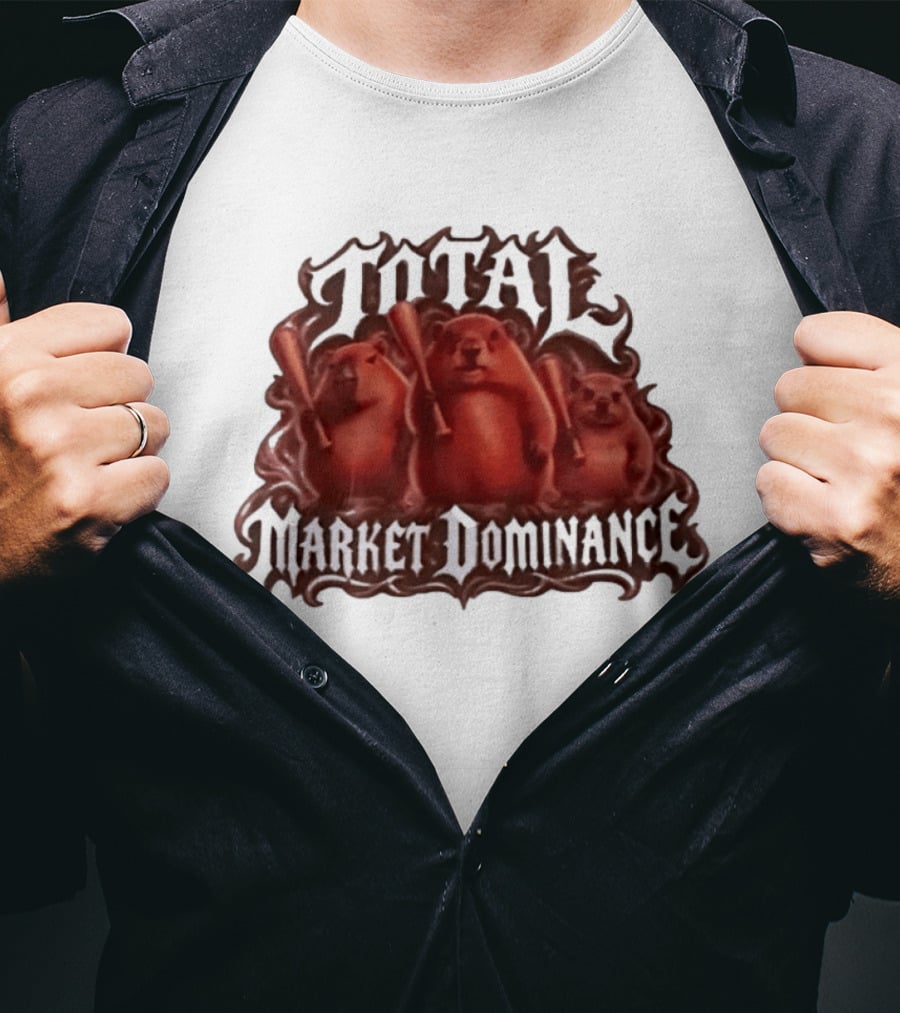 Total Market Dominance Groundhog Baseball Bats T-Shirt