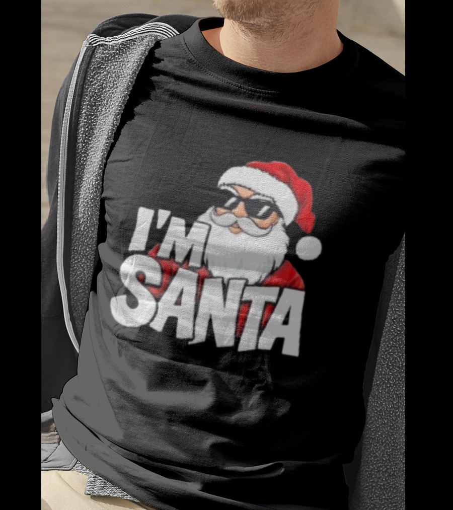 I'm Santa Sunglasses Cool Christmas Holiday T-Shirt