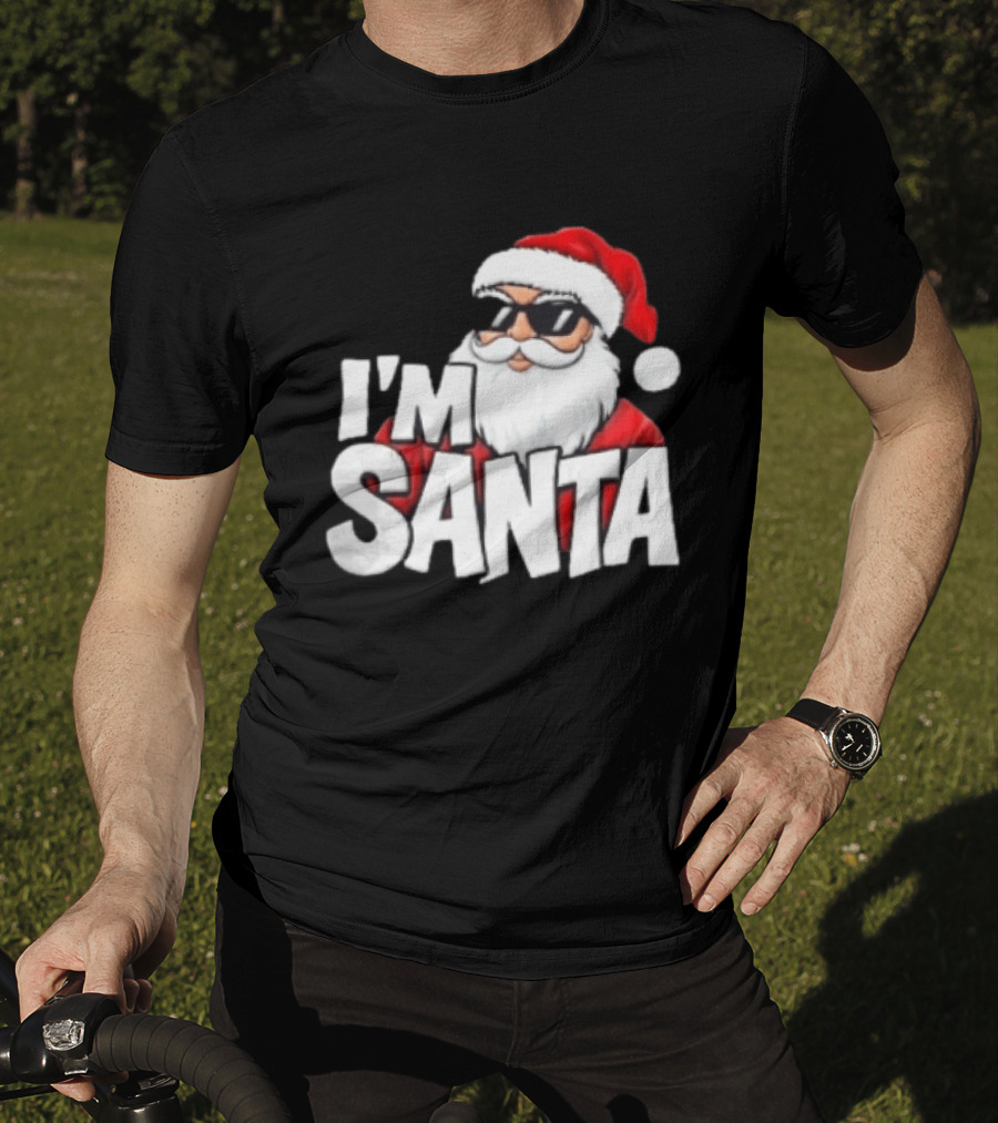 I'm Santa Sunglasses Cool Christmas Holiday T-Shirt