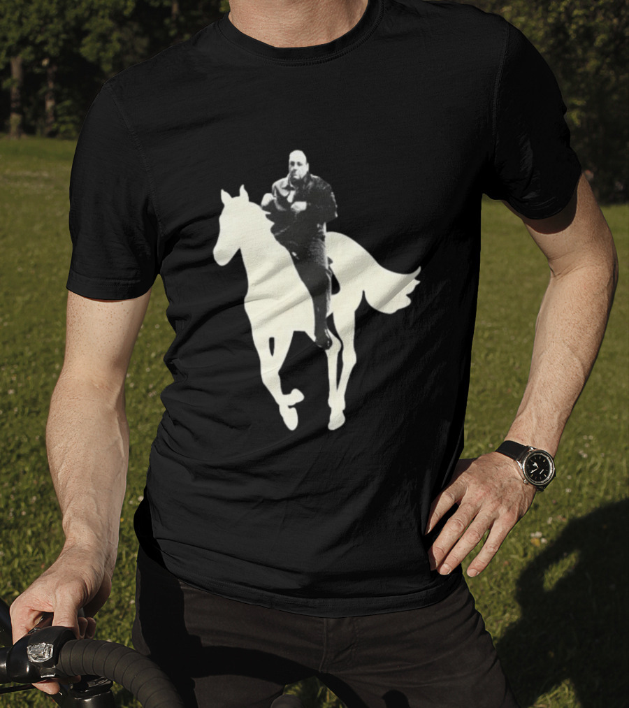 James Gandolfini The Sopranos Horse Riding T-Shirt