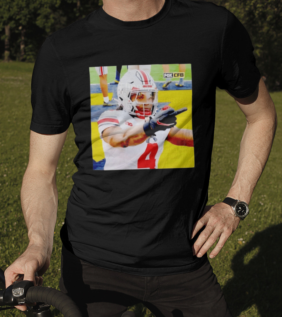 Ohio State Player Gesture Against Michigan Football T-Shirt