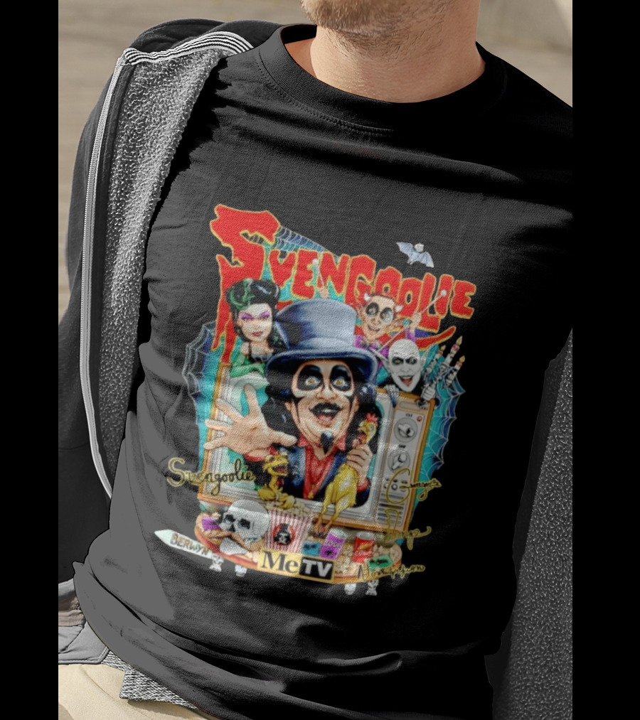 Svengoolie Berwyn MeTV Horror Characters And Spooky Fun T-Shirt