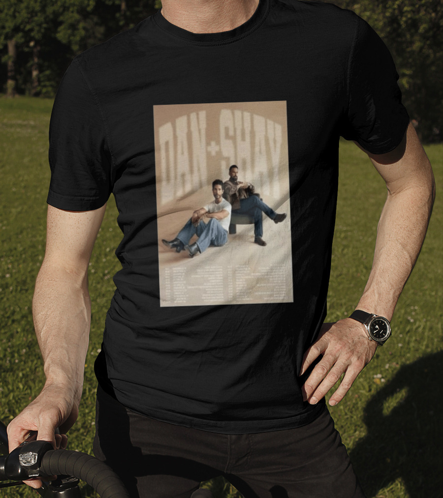 Dan + Shay 2026 Tour Dates Featuring North America Locations T-Shirt